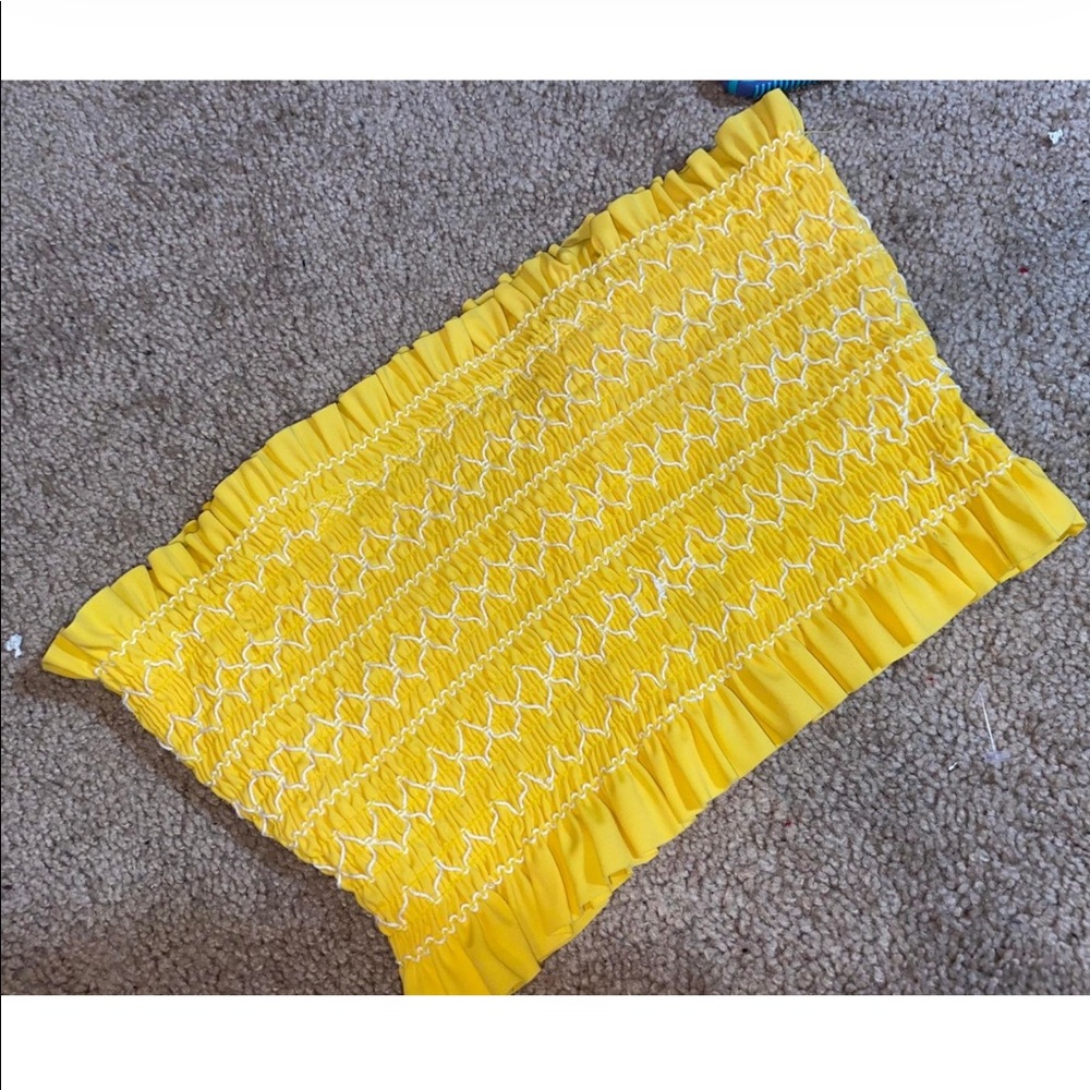 Bandeau bathing suit top
